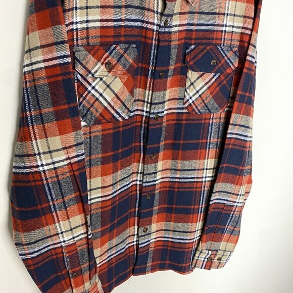 Weatherproof Vintage Plaid Flannel Button Down Long Sleeve Shirt Mens Size Large - Picture 3 of 6